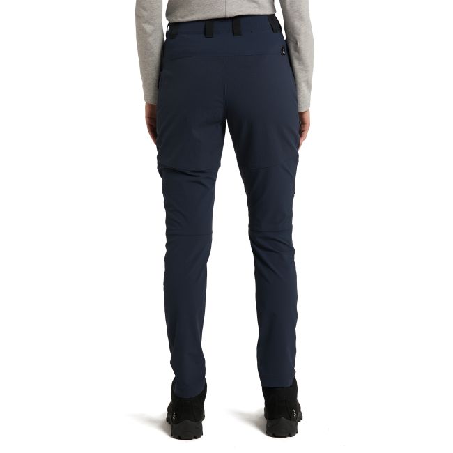 Haglöfs Mid Slim Pant W – Pantaloni softshell outdoor - Albastru închis Tarn blue/True black