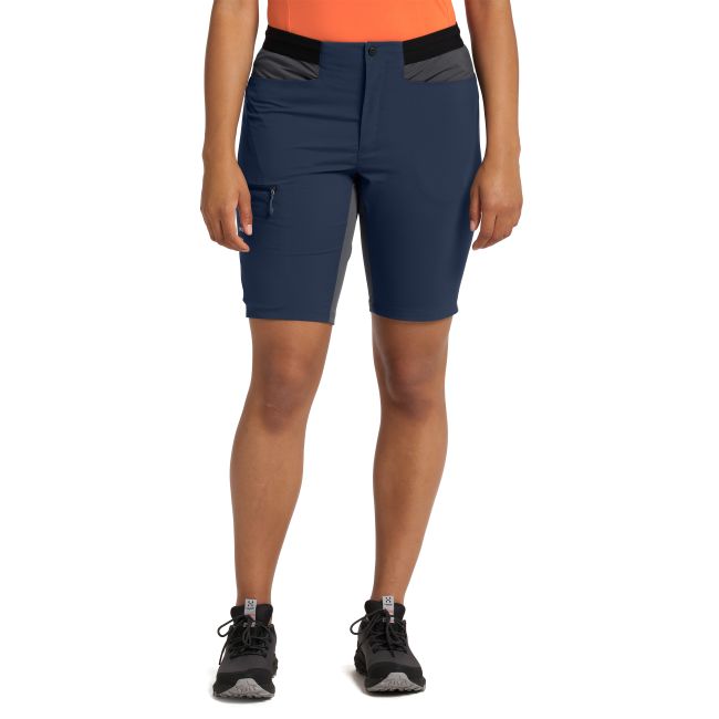 Haglöfs L.I.M Rugged Shorts W – Pantaloni scurți de drumeție ultraușori - Albastru Tarn Blue/Magnetite