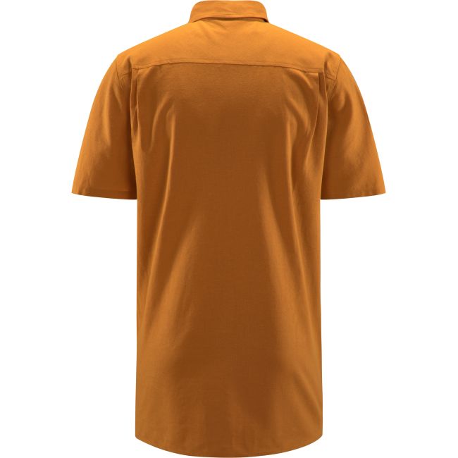 Haglöfs Curious Hemp SS Shirt – Cămașă cu mânecă scurtă din bumbac organic și cânepă - Galben Desert Yellow
