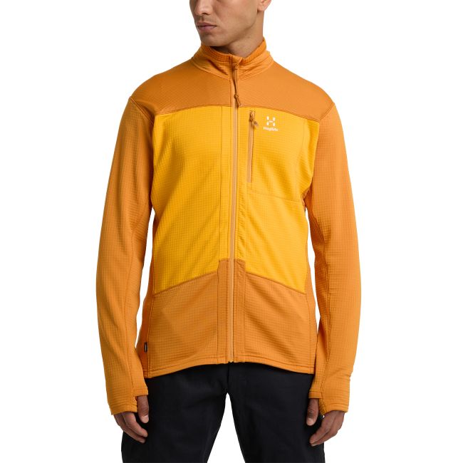 Haglöfs ROC Spitz Mid Jacket – Geacă strat intermediar tehnic - Galben Sunny Yellow/Desert Yellow
