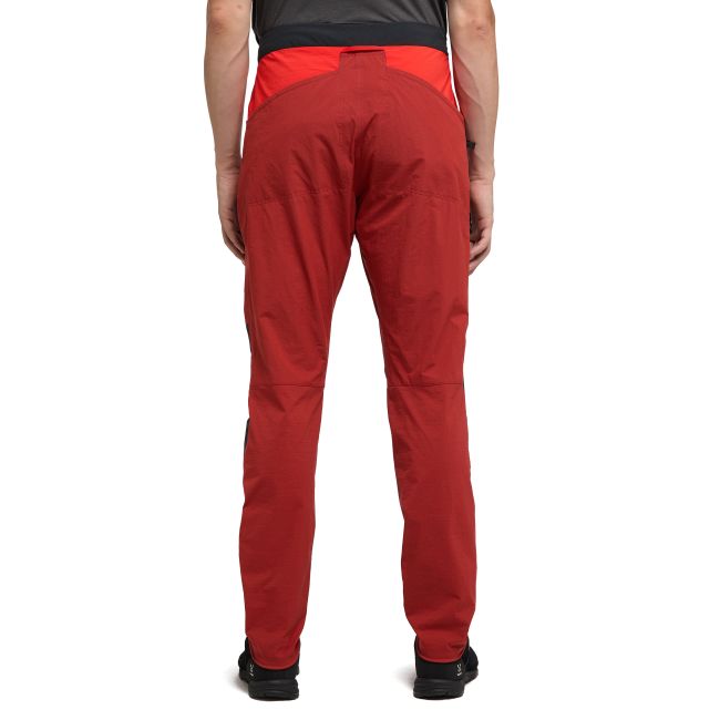 Haglöfs ROC Spitz Pant – Pantaloni de cățărare - Roșu Corrosion/Zenith Red