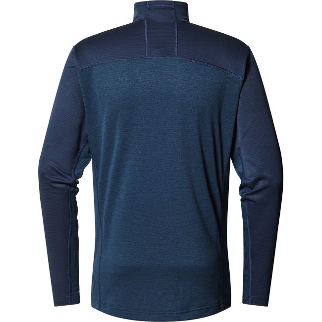 Haglöfs ROC Flash Mid Halfzip – Bluză tehnică de cățărare cu fermoar scurt - Albastru închis Tarn Blue