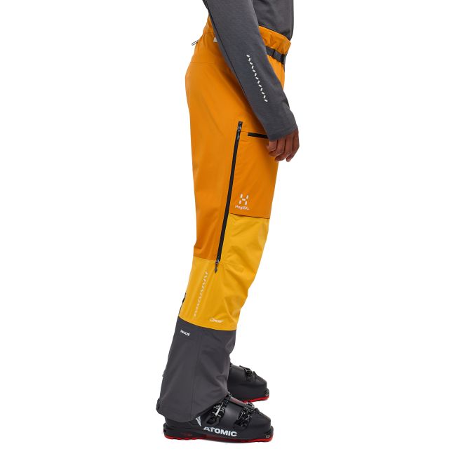 Haglöfs L.I.M Touring PROOF Pant – Pantaloni impermeabili pentru tură de schi - Galben Sunny Yellow/Desert Yellow