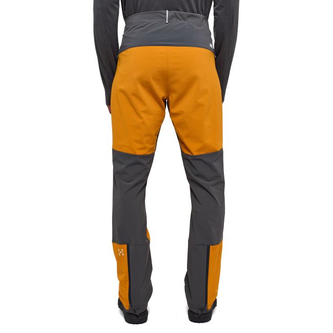 Haglöfs L.I.M Quiver Pant – Pantaloni outdoor versatili - Galben Desert Yellow/Magnetite