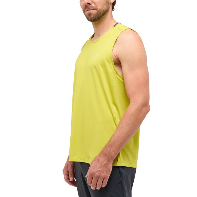 Haglöfs L.I.M Tempo Trail Tank – Maiou de alergare trail - Verde Aurora
