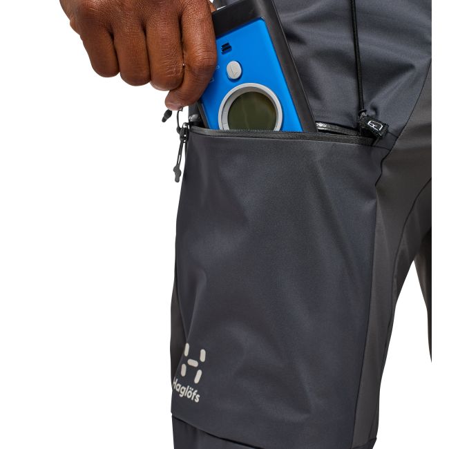 Haglöfs L.I.M Hybrid Touring Pant – Pantaloni hibrizi pentru tură de schi - Gri închis Magnetite