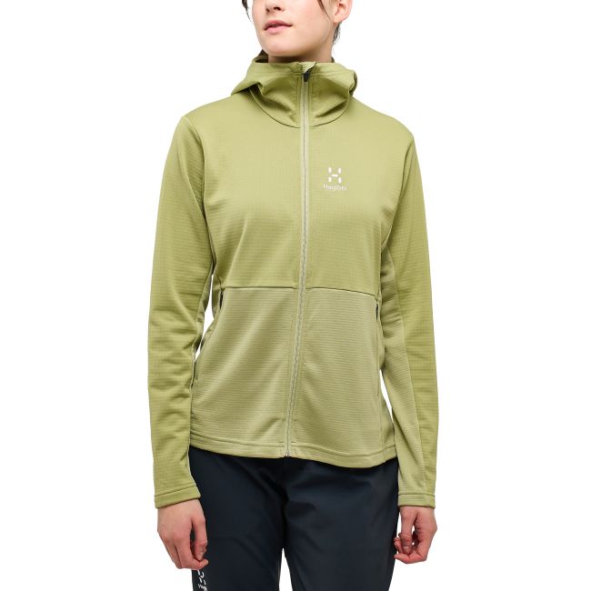 Haglöfs Lark Mid Hood W – Hanorac outdoor - Verde deschis