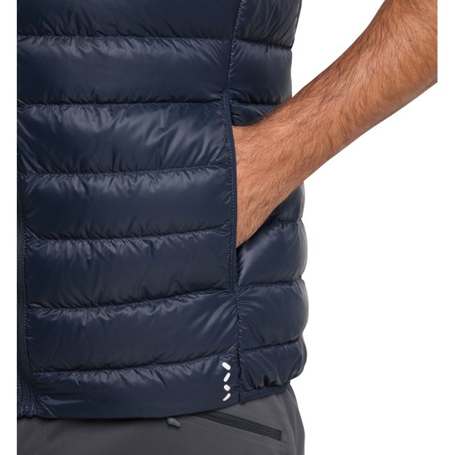 Haglöfs L.I.M Down Vest – Vestă din puf ușoară - Albastru închis Tarn Blue/Nordic Blue