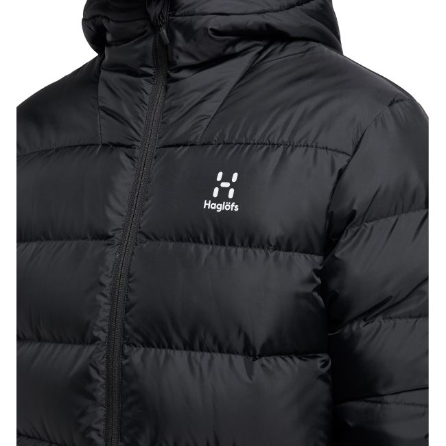 Haglöfs Bield Down Hood – Geacă din puf cu glugă - Negru True Black