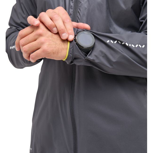 Haglöfs L.I.M Tempo Trail Mimic Hood – Geacă izolată ușoară de alergare trail - Gri închis Magnetite
