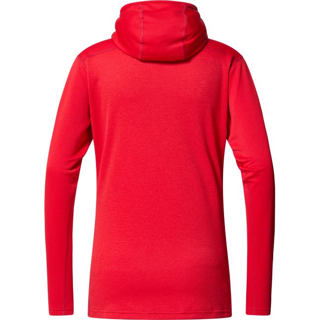 Haglöfs ROC Flash Mid Hood W – Hanorac tehnic de cățărare - Roșu Bright Red