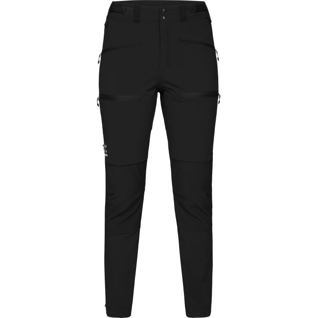 Haglöfs Rugged Slim Pant W – Pantaloni softshell outdoor - Negru True Black