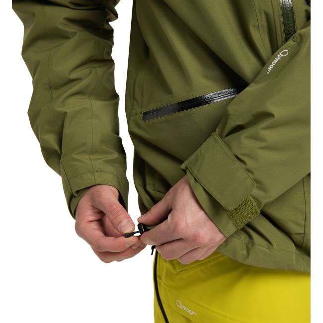 Haglöfs Lumi Insulated Jacket – Geacă izolată impermeabilă - Verde Olive Green