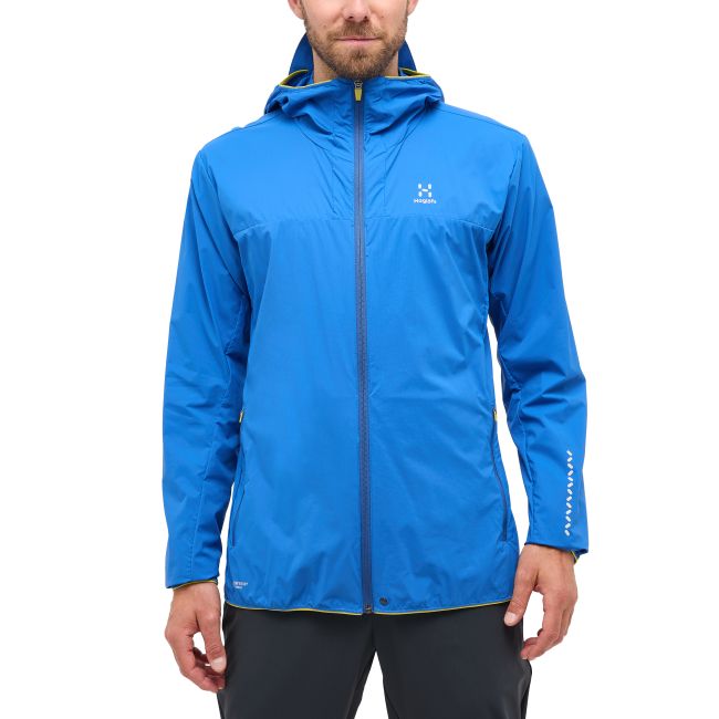 Haglöfs L.I.M Tempo Trail Jacket – Geacă de alergare trail ușoară - Albastru Electric Blue