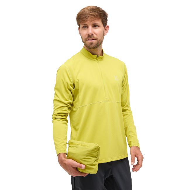 Haglöfs L.I.M Tempo Trail Jacket – Geacă de alergare trail ușoară - Verde Aurora