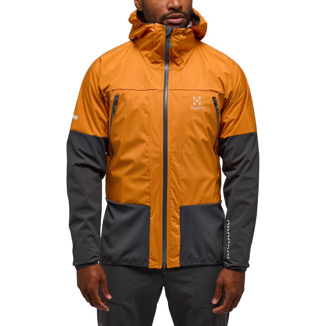 Haglöfs L.I.M Hybrid Touring Hood – Geacă hibridă pentru tură de schi - Galben Desert Yellow/Magnetite