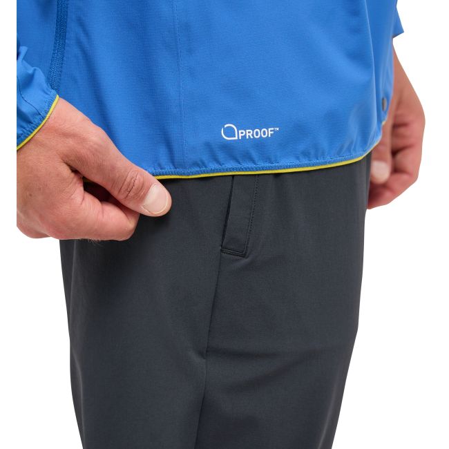 Haglöfs L.I.M Tempo Trail Proof Jacket – Geacă impermeabilă ultraușoară de alergare trail - Albastru Electric Blue