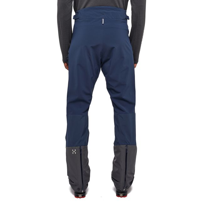 Haglöfs L.I.M Hybrid Touring Pant – Pantaloni hibrizi pentru tură de schi - Albastru închis Tarn Blue