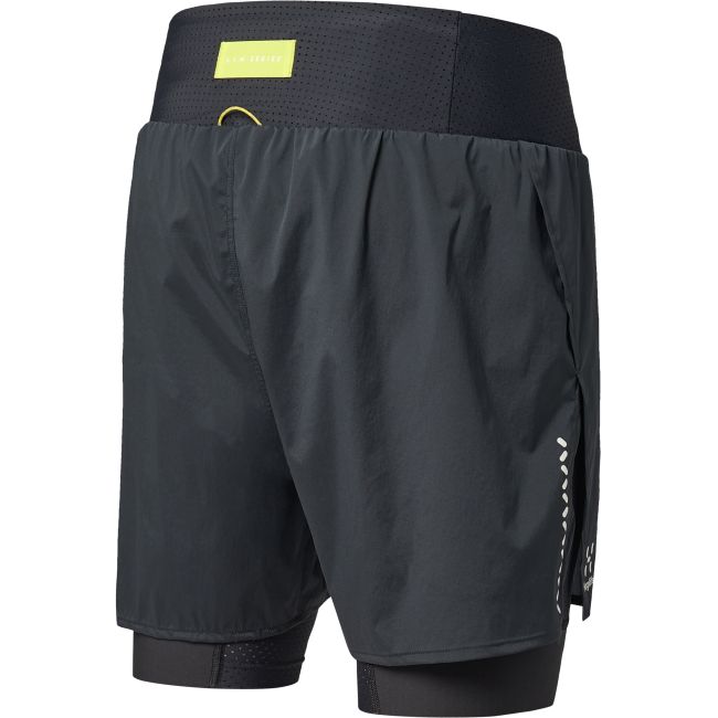 Haglöfs L.I.M Intense Trail 2-in-1 Shorts – Pantaloni scurți 2 în 1 de alergare montană - Negru True Black
