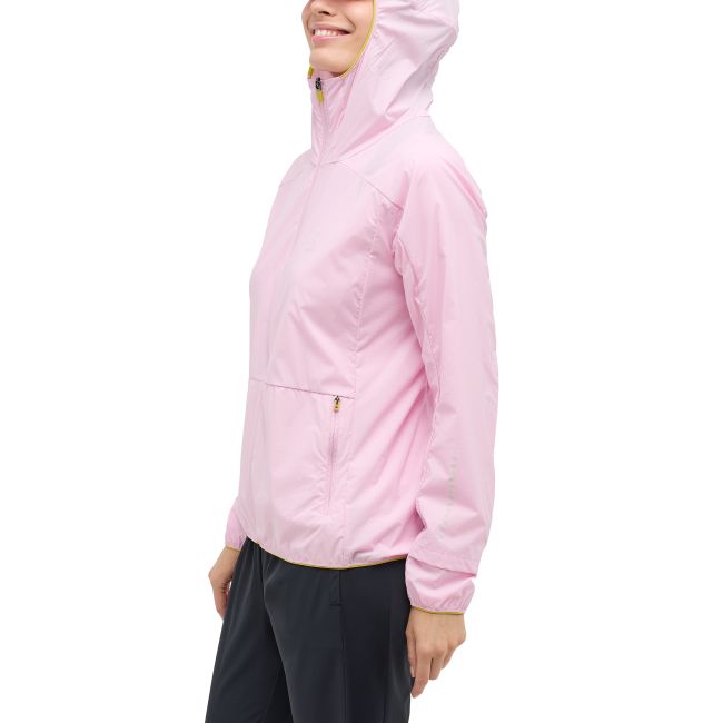 Haglöfs L.I.M Tempo Trail Jacket W – Geacă de alergare trail ușoară - Roz Fresh Pink
