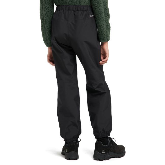 Haglöfs Mila Pant Junior – Pantaloni impermeabili pentru copii - Negru True Black
