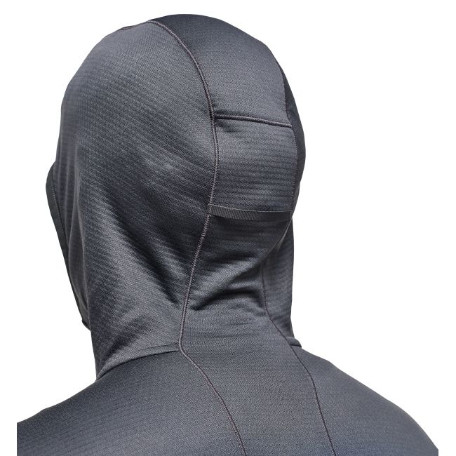 Haglöfs ROC Flash Mid Hood – Hanorac tehnic de cățărare - Gri închis/galben