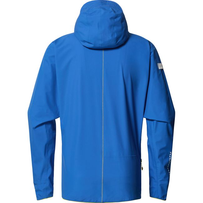 Haglöfs L.I.M Tempo Trail Proof Jacket – Geacă impermeabilă ultraușoară de alergare trail - Albastru Electric Blue