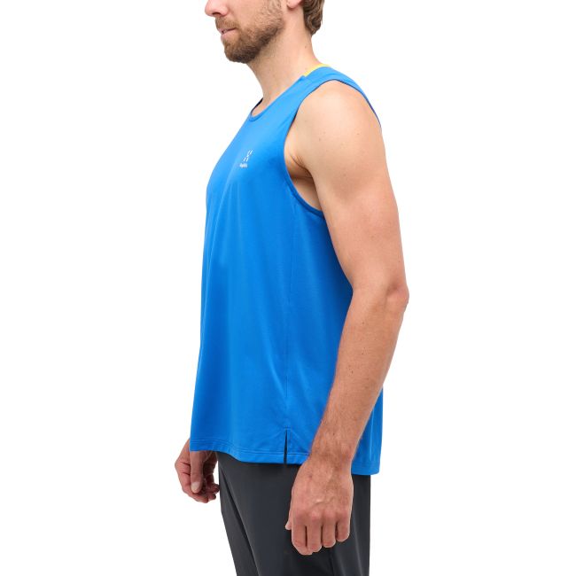Haglöfs L.I.M Tempo Trail Tank – Maiou de alergare trail - Albastru Electric Blue