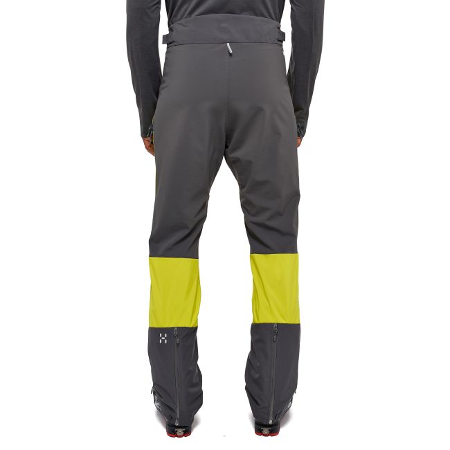 Haglöfs L.I.M Hybrid Touring Pant – Pantaloni hibrizi pentru tură de schi - Verde Aurora/Magnetite