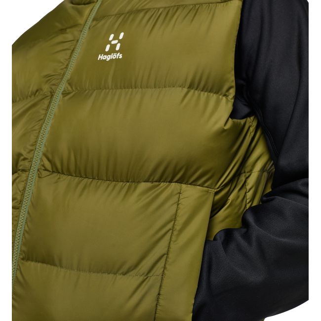Haglöfs Puffy Mimic Vest – Vestă izolată Mimic - Verde închis Olive Green