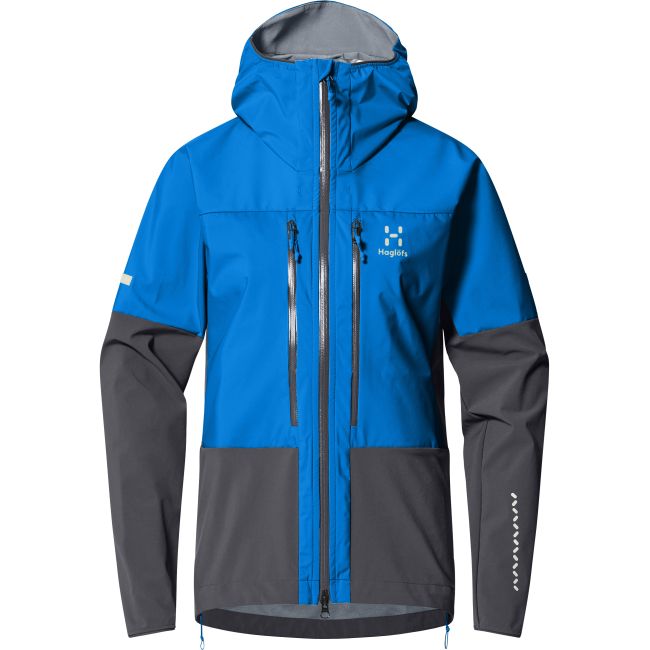 Haglöfs L.I.M Hybrid Touring Hood W – Geacă hibridă pentru tură de schi - Albastru Electric Blue/Tarn Blue