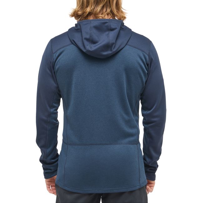 Haglöfs ROC Flash Mid Hood – Hanorac tehnic de cățărare - Albastru închis Tarn Blue