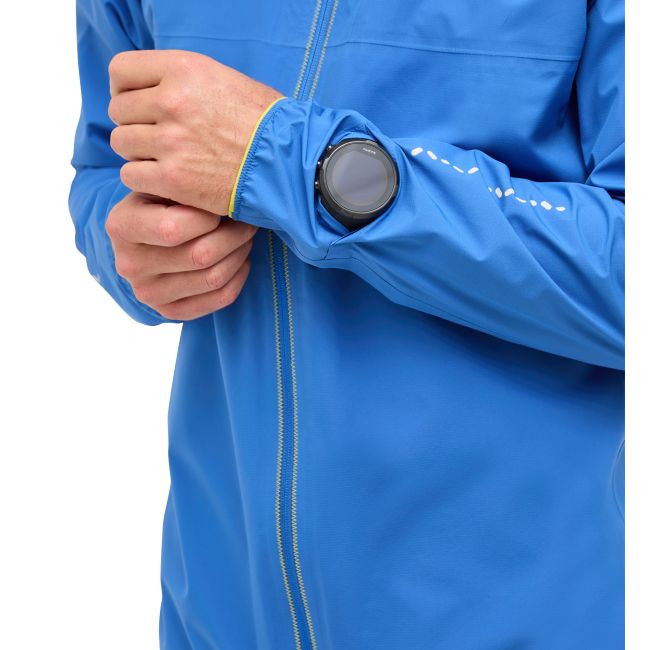 Haglöfs L.I.M Tempo Trail Proof Jacket – Geacă impermeabilă ultraușoară de alergare trail - Albastru Electric Blue
