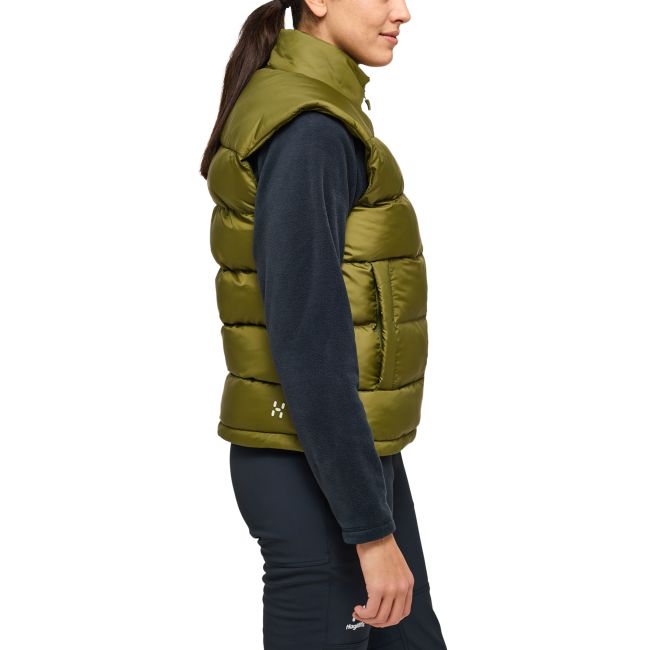 Haglöfs Puffy Mimic Vest W – Vestă izolată Mimic - Verde Olive Green