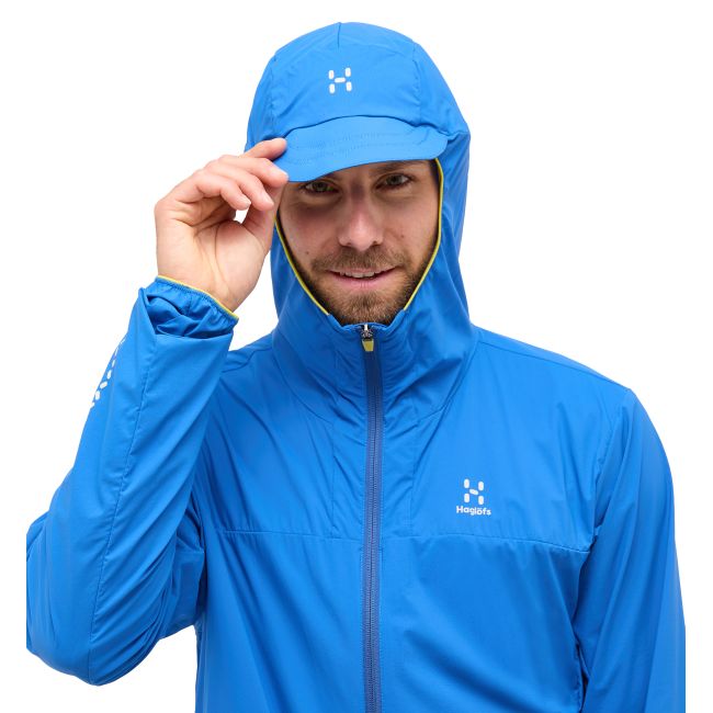 Haglöfs L.I.M Tempo Trail Jacket – Geacă de alergare trail ușoară - Albastru Electric Blue