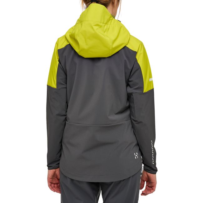 Haglöfs L.I.M Hybrid Touring Hood W – Geacă hibridă pentru tură de schi - Verde Aurora/Magnetite