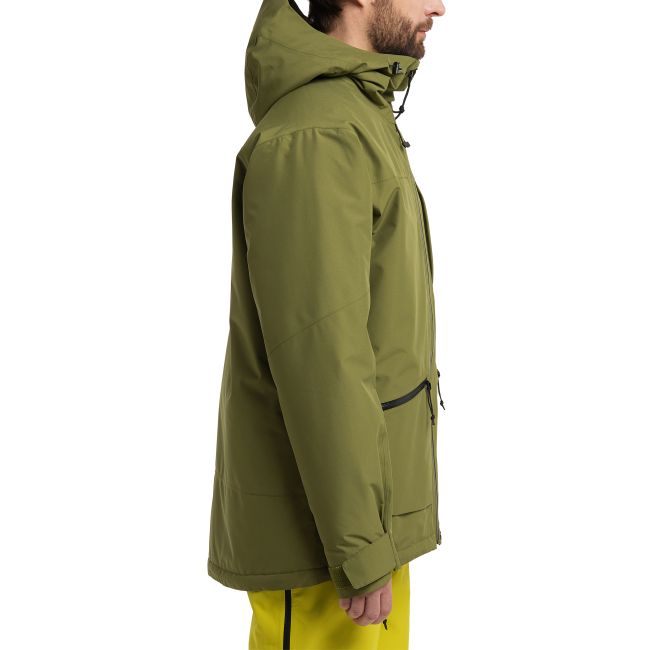 Haglöfs Lumi Insulated Jacket – Geacă izolată impermeabilă - Verde Olive Green