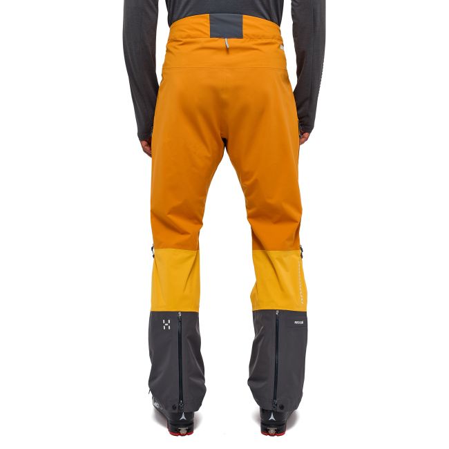 Haglöfs L.I.M Touring PROOF Pant – Pantaloni impermeabili pentru tură de schi - Galben Sunny Yellow/Desert Yellow