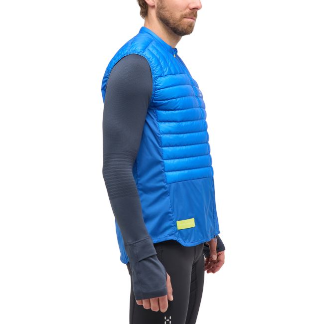 Haglöfs L.I.M Intense Trail Down Vest – Vestă din puf pentru alergare montană - Albastru Electric Blue