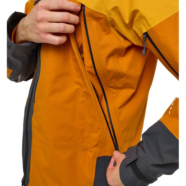 Haglöfs L.I.M Touring PROOF Jacket W – Geacă impermeabilă pentru tură de schi - Galben Sunny Yellow/Desert Yellow