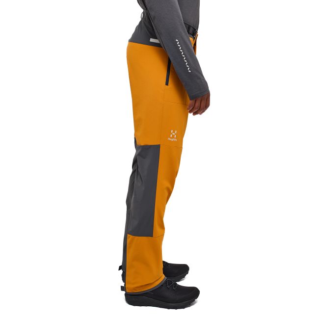 Haglöfs L.I.M Quiver Pant – Pantaloni outdoor versatili - Galben Desert Yellow/Magnetite