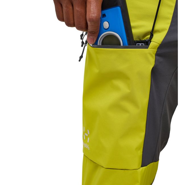 Haglöfs L.I.M Hybrid Touring Pant – Pantaloni hibrizi pentru tură de schi - Verde Aurora/Magnetite