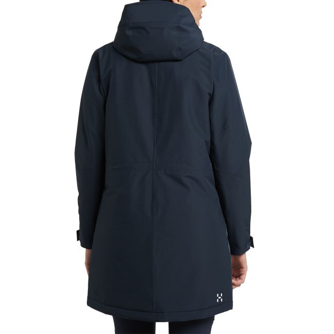 Haglöfs Salix PROOF Mimic Parka W – Parka izolată impermeabilă - Albastru închis/albastru Tarn Blue/Steel Blue