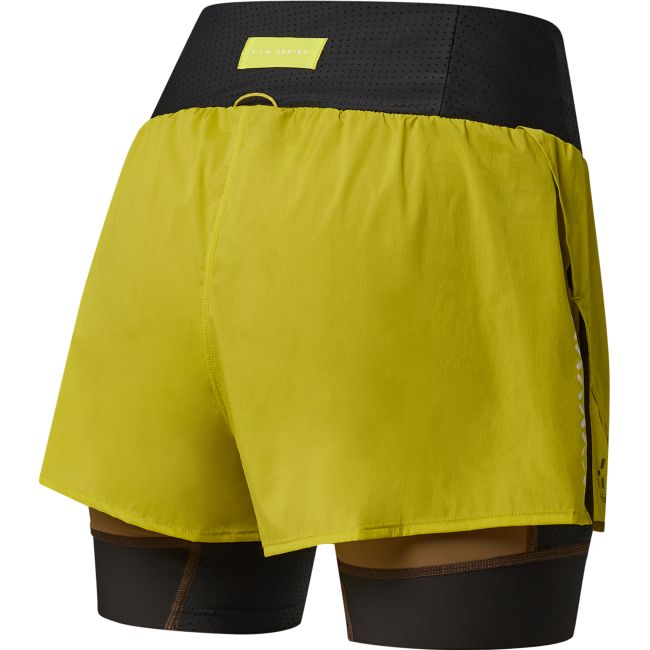 Haglöfs L.I.M Intense Trail 2-in-1 Shorts W – Pantaloni scurți 2 în 1 de alergare montană - Verde