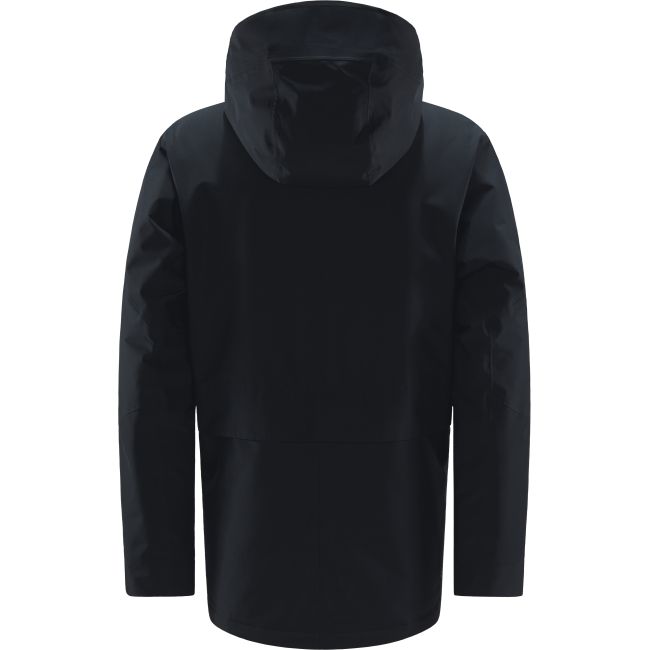 Haglöfs Salix Proof Mimic Parka – Parka izolată impermeabilă - Negru True Black