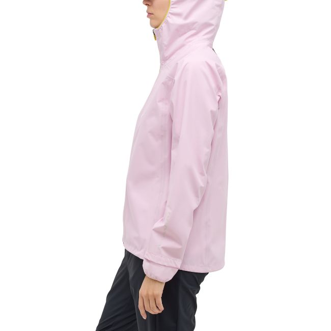 Haglöfs L.I.M Tempo Trail Proof Jacket W – Geacă impermeabilă ultraușoară de alergare trail - Roz Fresh Pink