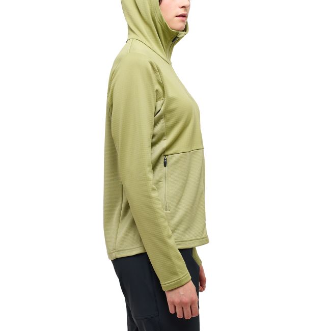 Haglöfs Lark Mid Hood W – Hanorac outdoor - Verde deschis