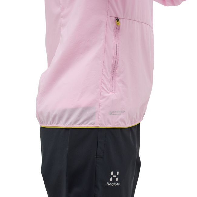 Haglöfs L.I.M Tempo Trail Jacket W – Geacă de alergare trail ușoară - Roz Fresh Pink