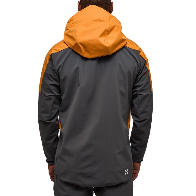 Haglöfs L.I.M Hybrid Touring Hood – Geacă hibridă pentru tură de schi - Galben Desert Yellow/Magnetite