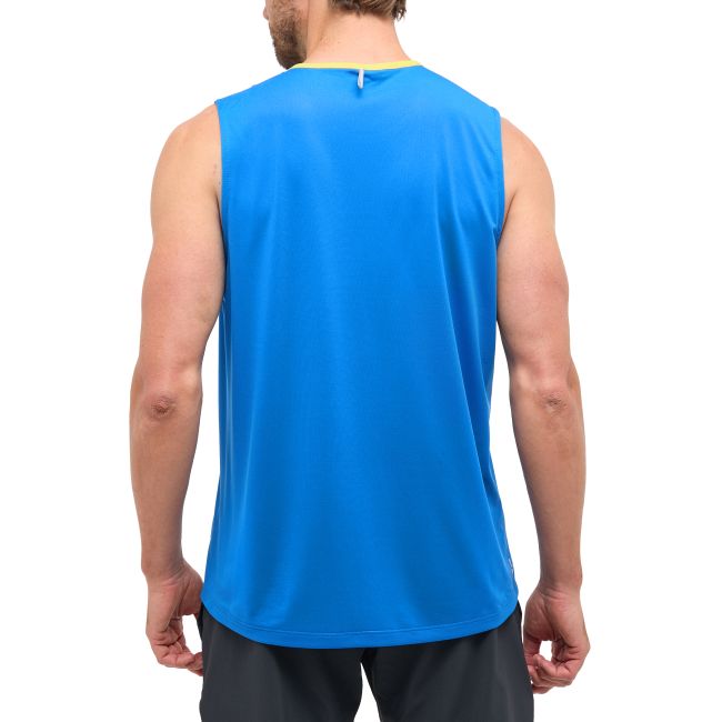 Haglöfs L.I.M Tempo Trail Tank – Maiou de alergare trail - Albastru Electric Blue